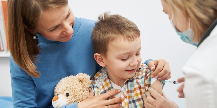 Is your child up to date on vaccinations? Banner Image
